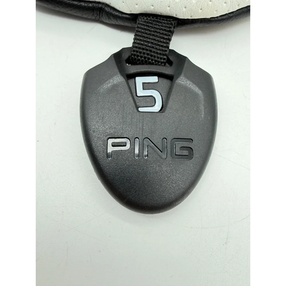 PING G430 Fairway Wood Headcover Golf Black White Chartreuse Adjustable Tag OEM